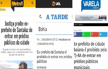 Portais noticiaram a decisão da justiça 