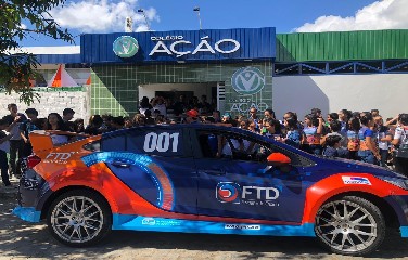 Equipe da FTD esteve em Santaluz nesta quinta-feira