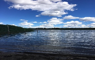 Açude do povoado de Várzea da Pedrinha