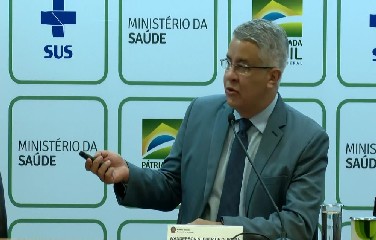 O anúncio foi feito no Ministério da Saúde nesta quinta-feira