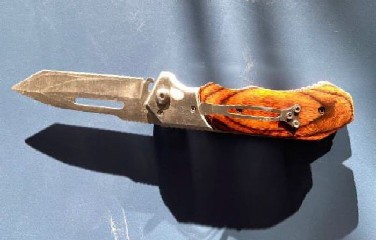 Arma apreendida com o homem