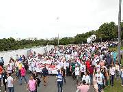 Prefeitos baianos em protesto no último dia 22.