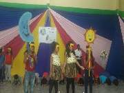 O encanto e o prazer pela leitura contagiaram pais e comunidade luzense presentes no evento.