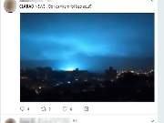 O fenômeno aconteceu por volta das 22h30