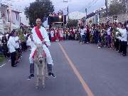 Fiéis celebram a entrada de Jesus Cristo em Jerusalém