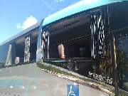 Por sorte, ninguém da delegação tricolor ficou ferido