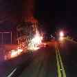 Veículo pegou fogo em rodovia no sul da Bahia