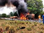 Acidente interditou trecho da BR-242 em Barreiras