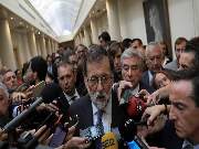 \"Quero agradecer o apoio\", discursou o premiê espanhol, Mariano Rajoy, após a votação