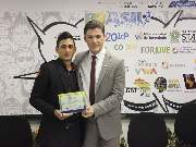 Na Foto Laudécio e Assis Filho Secretário Nacional de Juventude