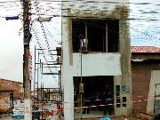 Imóvel em construção, em Alagoinhas, onde o operário morreu após sofrer descarga elétrica