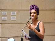 Vereadora Marielle Franco na Câmara de Vereadores do Rio de Janeiro