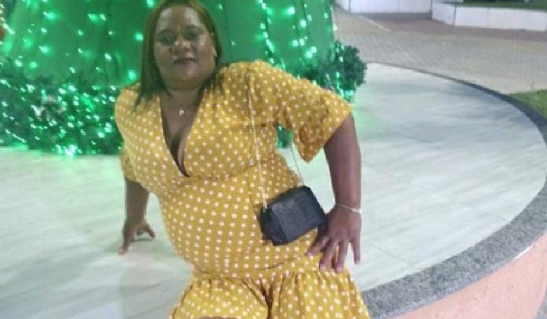 Vítima de feminicídio. 