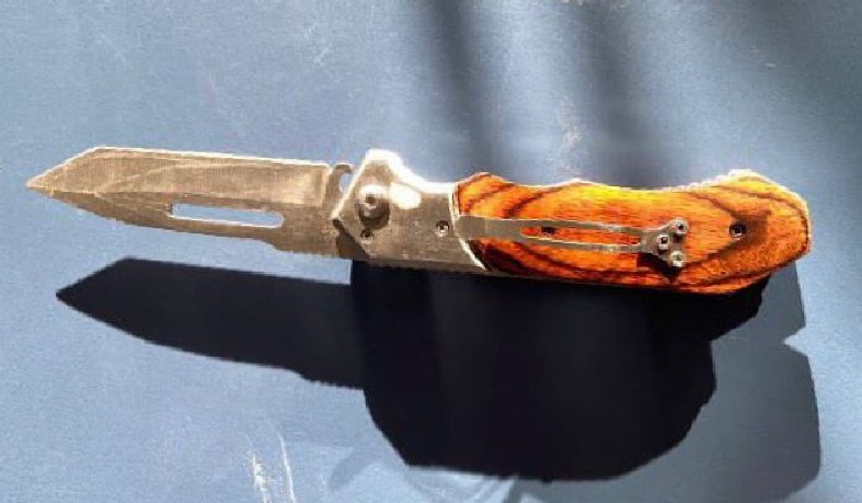 Arma apreendida com o homem