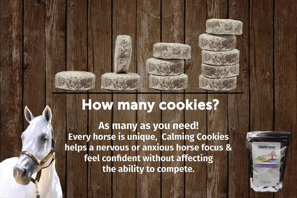 The Equine Edge Calming Cookies (Bag of 30 Cookies) from The Village Saddlery