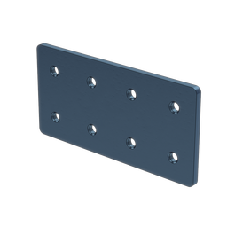 2x4 Hole Aluminum Assembly Plate 2x4 Hole Aluminum Assembly Plate