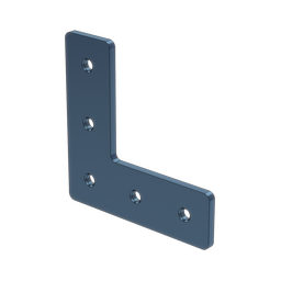 L-Shaped Aluminum Assembly Plate, for 45 x 45mm Extrusions L-Shaped Aluminum Assembly Plate, for 45 x 45mm Extrusions