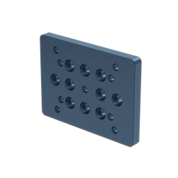 135x100mm Aluminum Mounting Plate 135x100mm Aluminum Mounting Plate