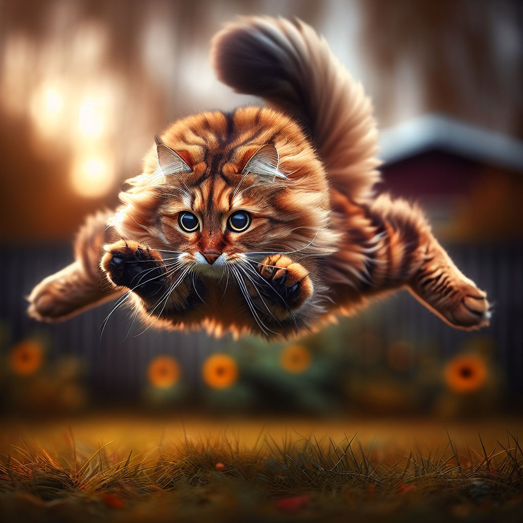kucing lompat