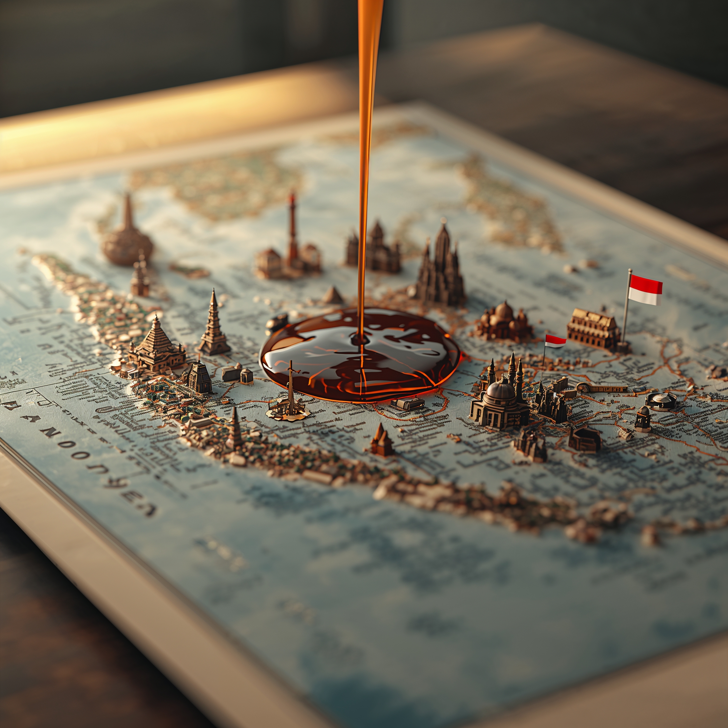 Draw Ultra-realistic cinematic macro shot of a det