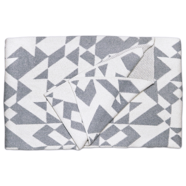 Madrid Throw Blanket - Smoke