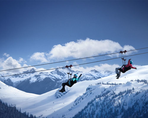 Winter Superfly Ziplines