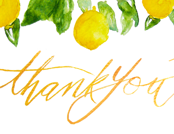 Lemons Thank You