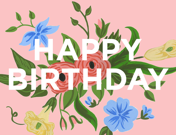 Floral Birthday