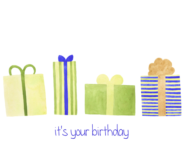 Blue Birthday Gifts