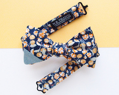 Contrast Tip Bow Tie