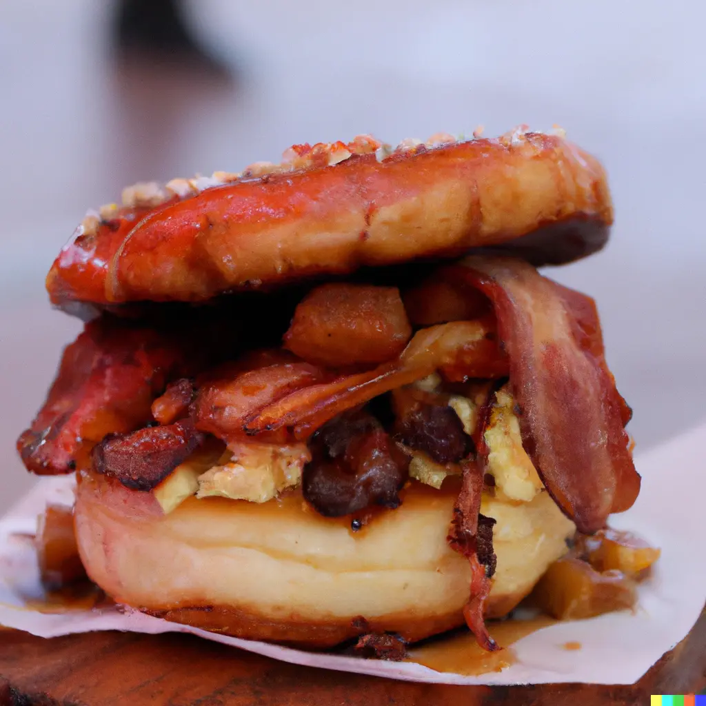 Bacon, Banana & Caramel Vetkoek Vetkoek Paleis Brackenfell