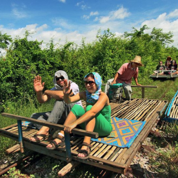 Battambang – Tren de Bambú, templos antiguos y Vuelo de los Murciélagos