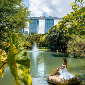 Gardens by the Bay, paseo por Marina Bay y cena con vistas al skyline