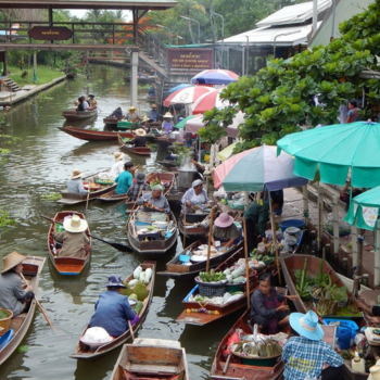 Bangkok – Klongs y mercado flotante Tha Kha