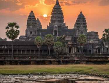 Angkor Wat y el atardecer