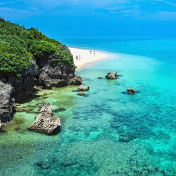 Playas de Arena Blanca en Okinawa