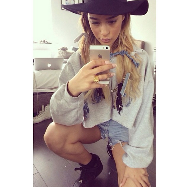 Style Rider Rainy Milo Rocks Air Force 1s And Chanel Nail Polish style rider rainy milo rocks air force