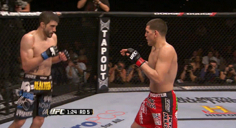 Nick Diaz fa un be No Show agli open workout: Consoliamoci con un po' di GIF animate 5