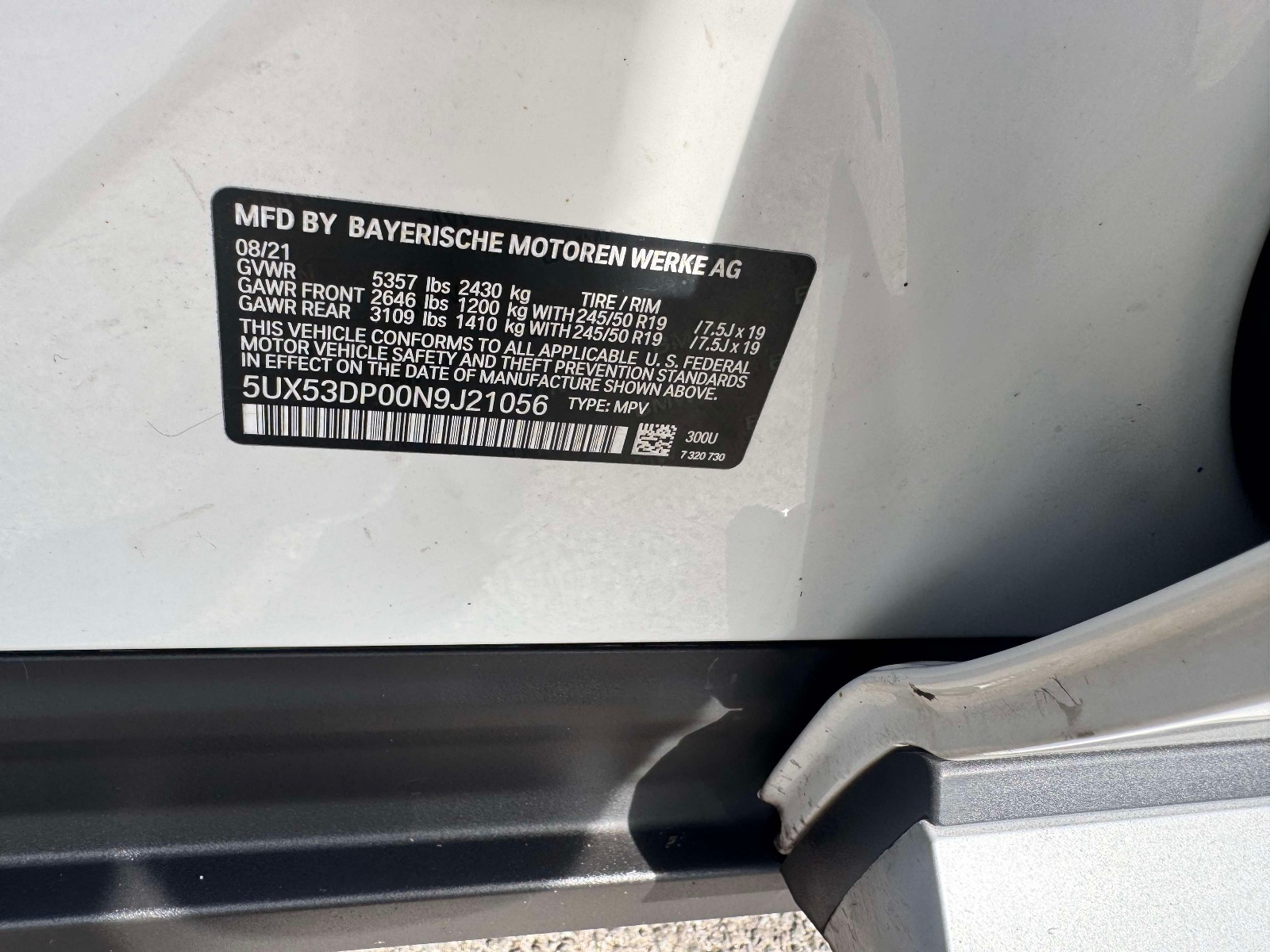 Used 2022 BMW X3 SUV