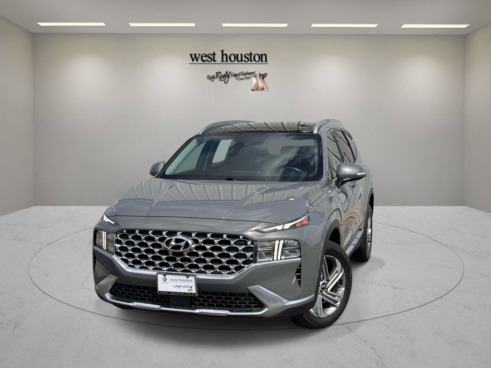 Hampton Gray 2022 Hyundai Santa Fe SUV / Crossover Front-Wheel Drive Automatic