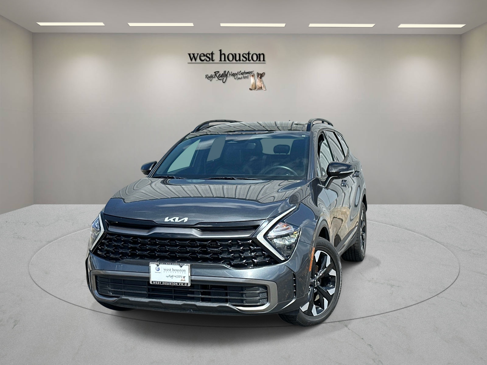 Gravity Gray 2023 Kia Sportage Hybrid Plug-In SUV / Crossover All-Wheel Drive Automatic