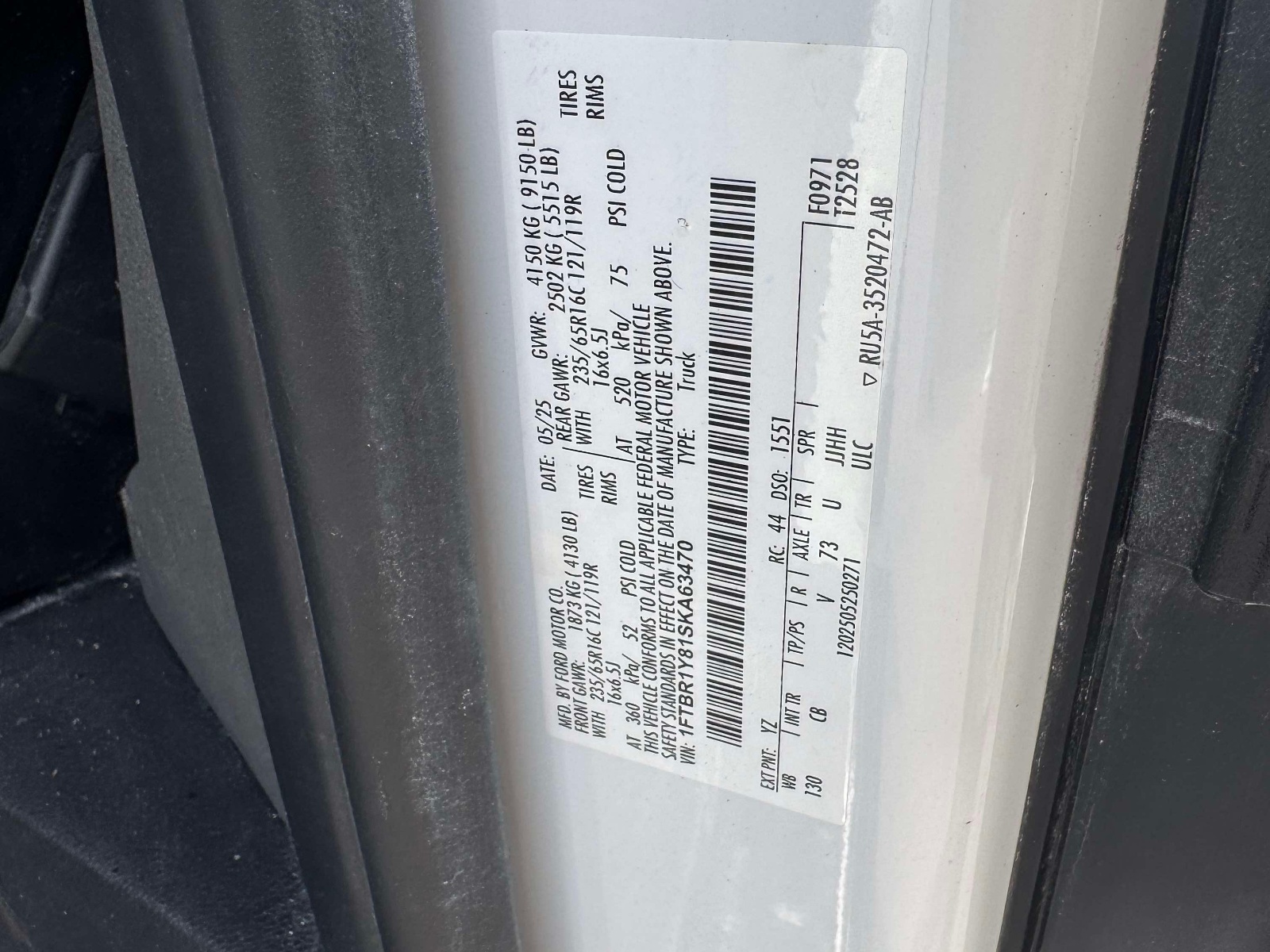 Used 2025 Ford Transit Cargo Van Van