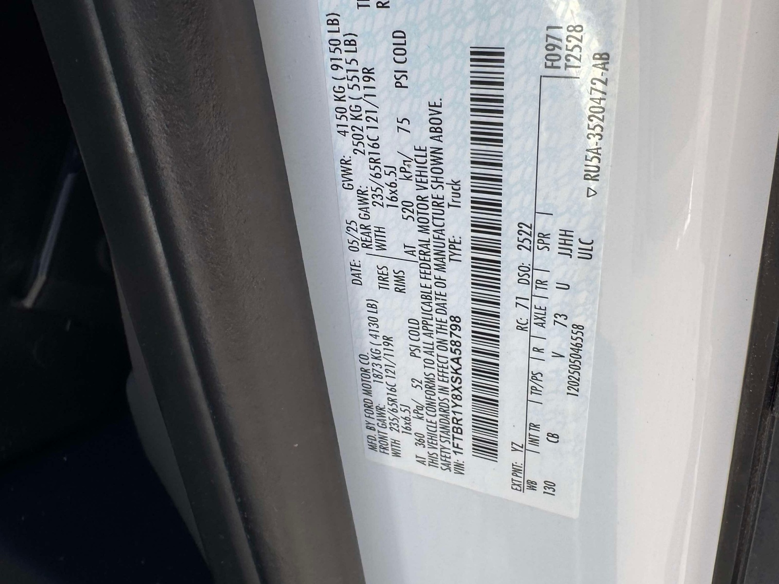 Used 2025 Ford Transit Cargo Van Van