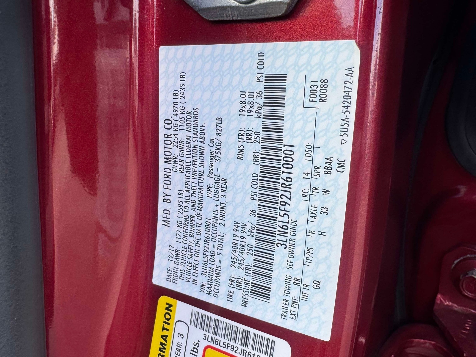 Used 2018 Lincoln MKZ Sedan