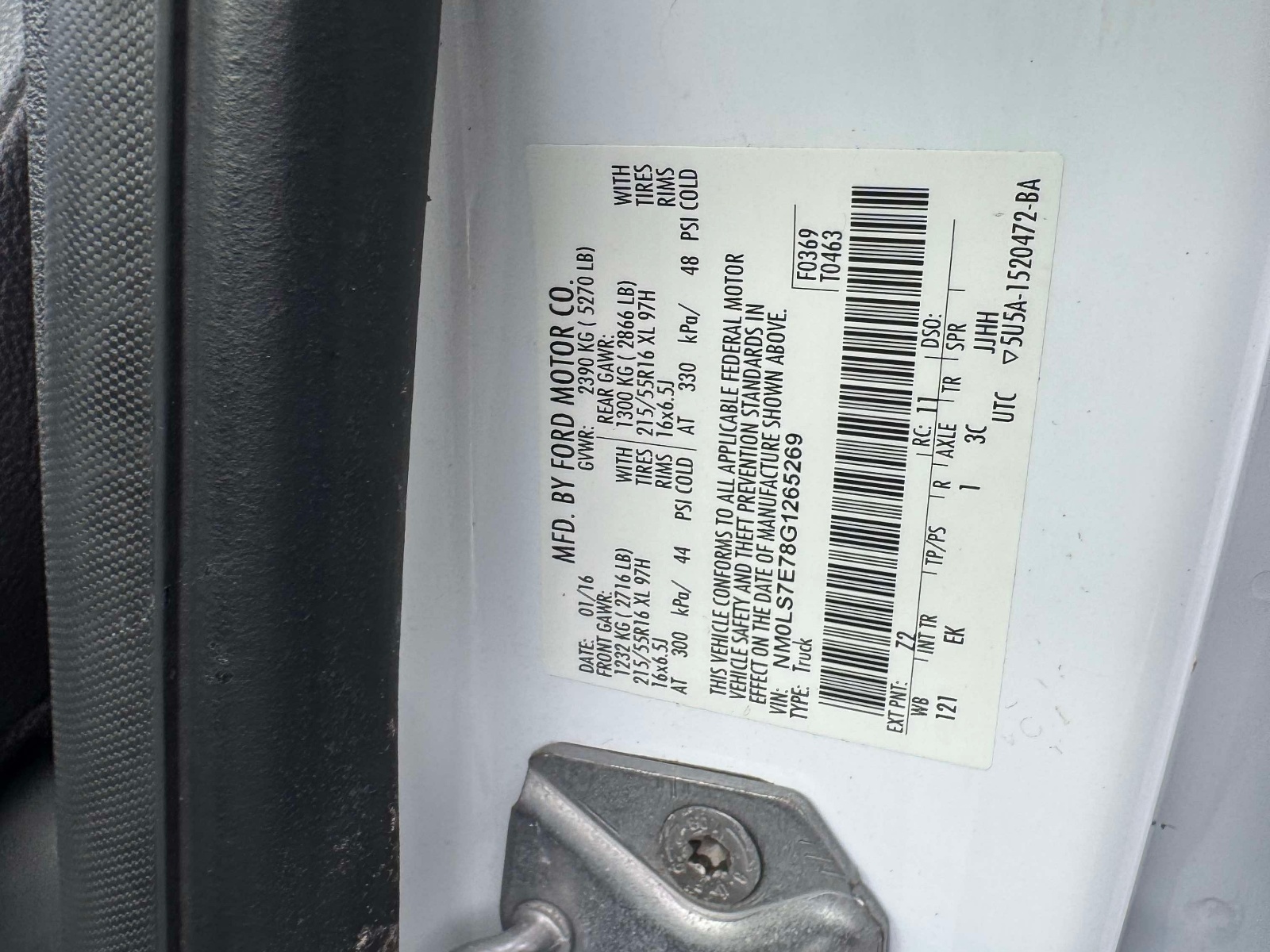 Used 2016 Ford Transit Connect Van