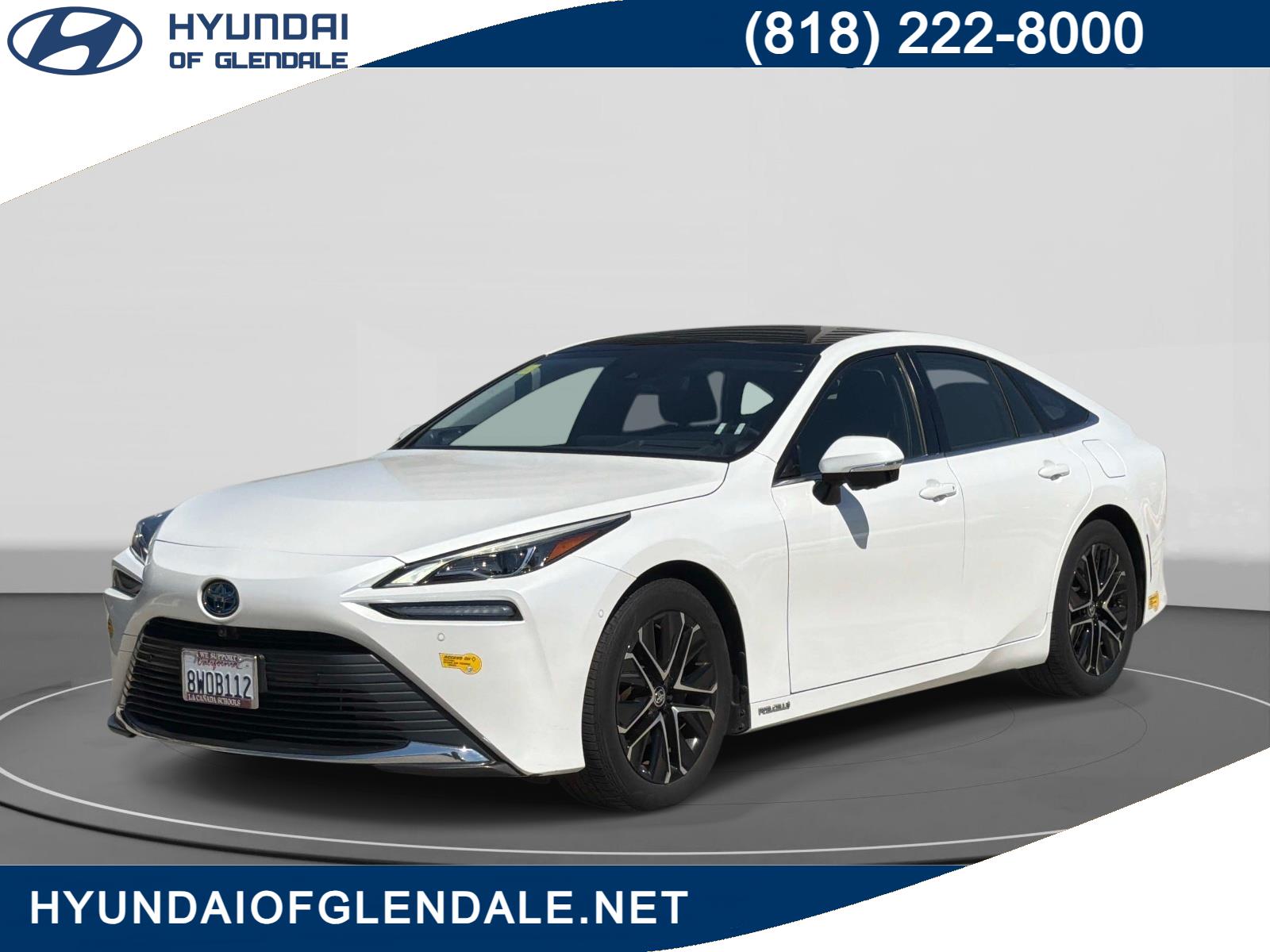 Oxygen White 2021 Toyota Mirai Sedan Rear-Wheel Drive 1-Speed Dual Clutch