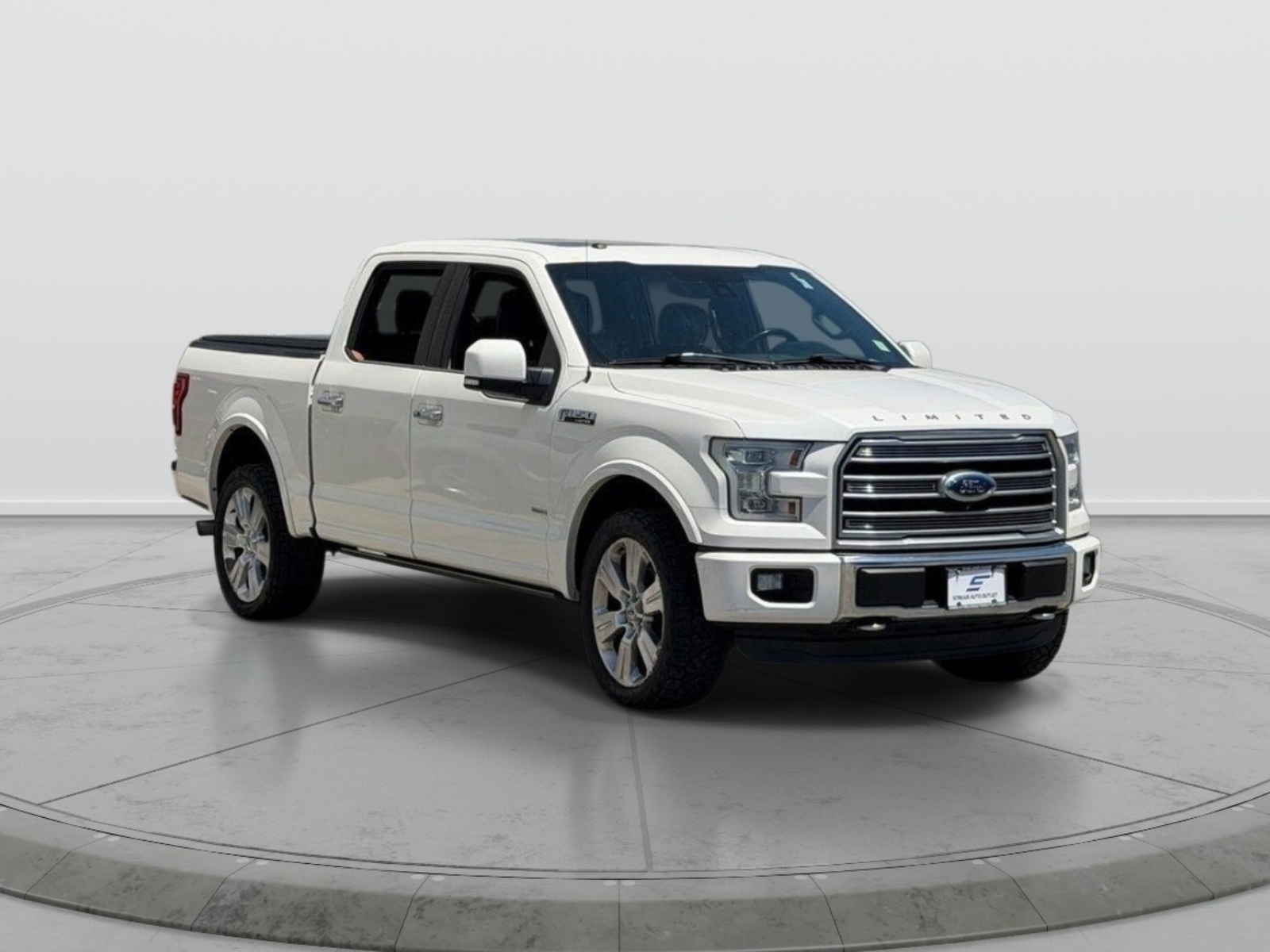 White 2016 Ford F-150 Limited SuperCrew 4WD Pickup Truck Four-Wheel Drive Automatic