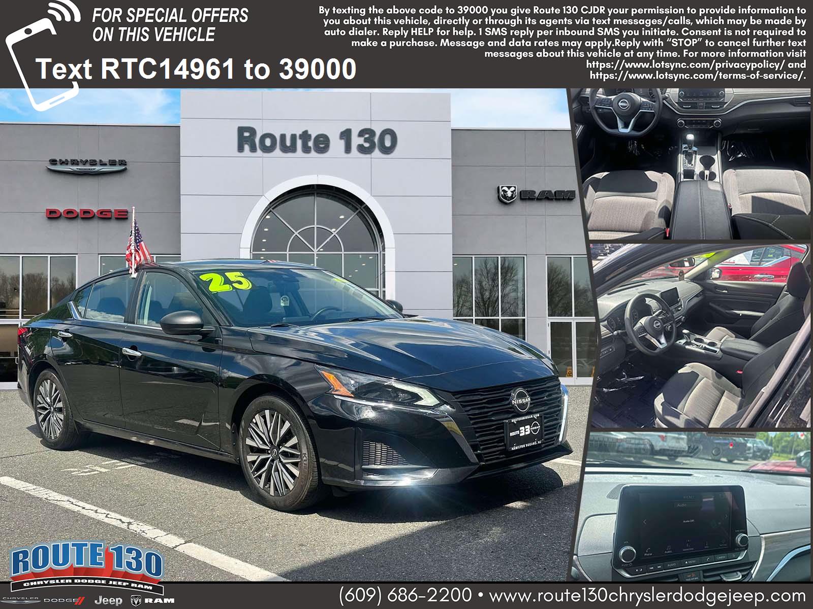 Super Black 2025 Nissan Altima Sedan Front-Wheel Drive Automatic