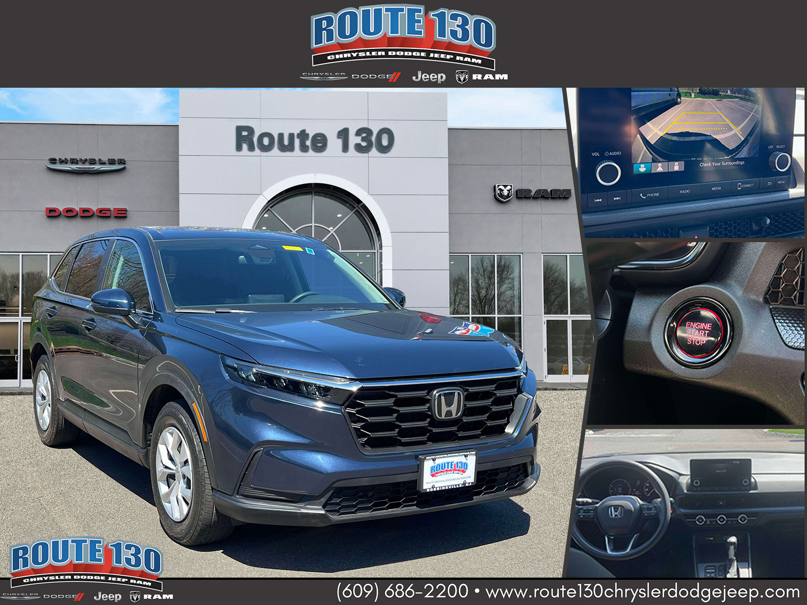 Canyon River Blue Metallic 2024 Honda CR-V LX AWD SUV / Crossover All-Wheel Drive Automatic