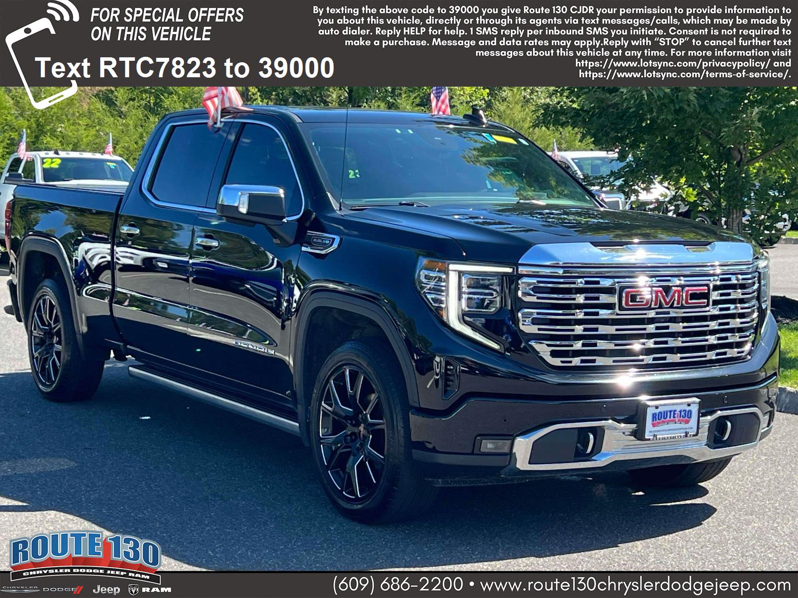 Onyx Black 2022 GMC Sierra 1500 Pickup Truck Four-Wheel Drive Automatic